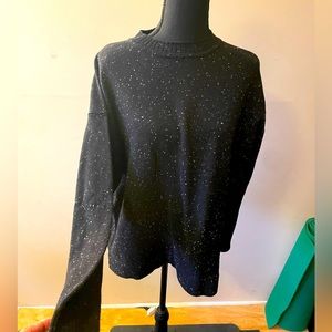 Like new: J Crew Factory Speckled Boxy Crew Neck Sweatee; Sz M